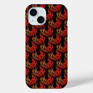 Coque Pour iPhone 15 Joli motif d'art abstrait bohème élégant moderne #