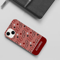 Joli Motif d'art rose gris/gris papillon
