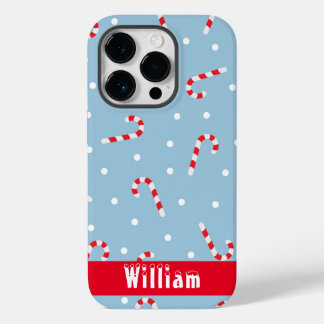 Coque Pour iPhone 14 Pro Joli motif de bonbons Noël