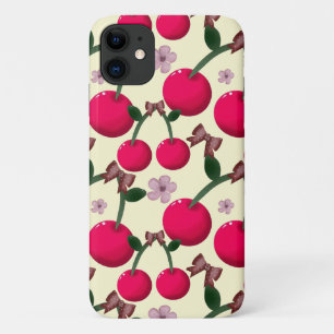 Case-Mate iPhone Case Joli motif de cerise rouge