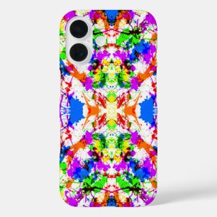 Coques iPhone 16 Joli motif de peinture éclaboussée coloré