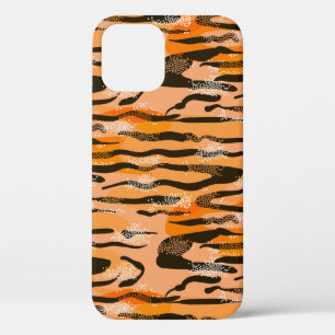 Case-Mate iPhone Case Joli motif de tigre transparent, couleur pêche