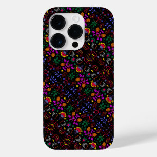 Coque Pour iPhone 14 Pro Joli motif floral coloré 