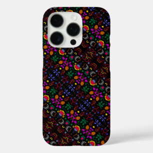 Coques iPhone 16 Pro Joli motif floral coloré 