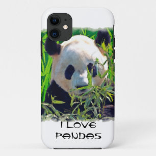 Etui iPhone Case-Mate Joli ours panda avec des feuilles de bambou savour