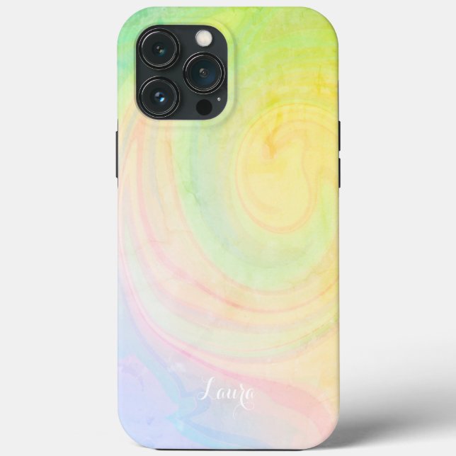 Coques Case-Mate iPhone Joli Pastel Abstrait Style tendance Inspirivity (Verso)
