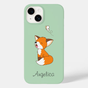 Coque Pour iPhone 14 Joli Petit Fox Sleepy