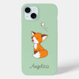 Coque iPhone 15 Mini Joli Petit Fox Sleepy