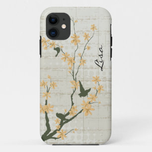 Etui iPhone Case-Mate Jolie branche avec le cas de l'iphone 5 d'oiseaux