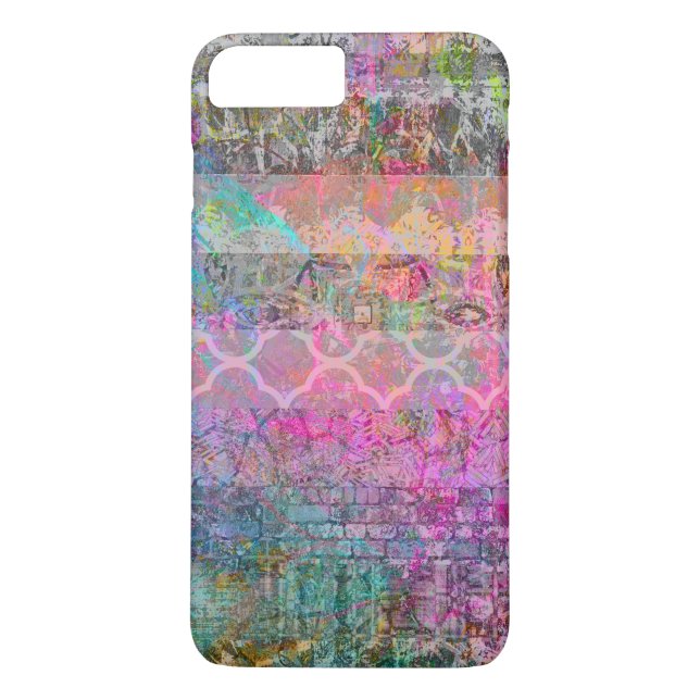 Coques Case-Mate iPhone Jolie grunge d'abrégé sur bohémien d'aquarelle (Dos)