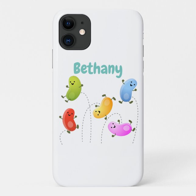 Coques Case-Mate iPhone Jolie jellybeans bondissant dessin animé (Dos)