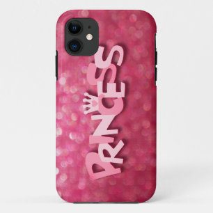 Coque Case-Mate Pour iPhone Jolie Princesse Rose Pailletée Bokeh