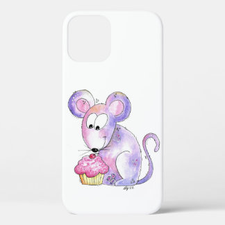 Case-Mate iPhone Case Jolie souris fantaisiste avec un cupcake