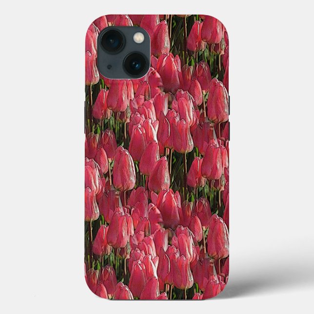 Coques Case-Mate iPhone Jolie tulipe rose (Verso)