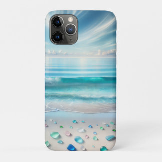 Case-Mate iPhone Case Jolie vague bleu océan et verre de mer