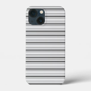 Case-Mate iPhone Case Jolies rayures blanches grises