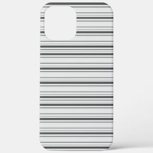 Case-Mate iPhone Case Jolies rayures blanches grises