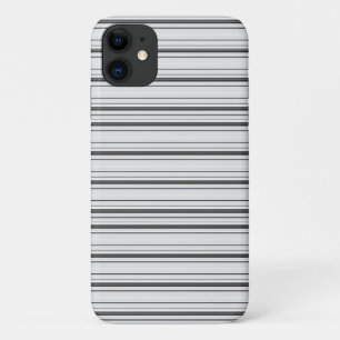 Case-Mate iPhone Case Jolies rayures blanches grises