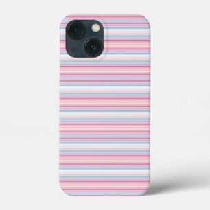 Case-Mate iPhone Case Jolies rayures blanches roses