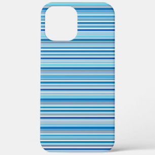 Case-Mate iPhone Case Jolies rayures bleues blanches