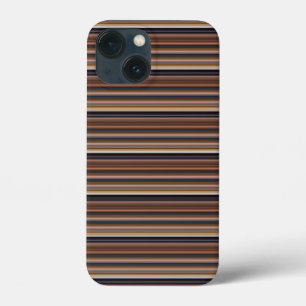 Case-Mate iPhone Case Jolies rayures bleues marron