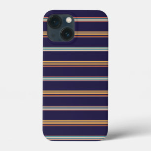 Case-Mate iPhone Case Jolies rayures bleues rétro