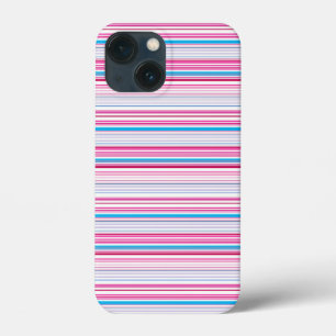 Case-Mate iPhone Case Jolies rayures bleues roses