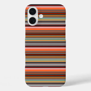 Coques iPhone 16 Plus Jolies rayures colorées