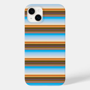 Coque Pour iPhone 14 Plus Jolies rayures colorées modernes