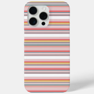 Coque iPhone 15 Pro Max Jolies rayures colorées modernes
