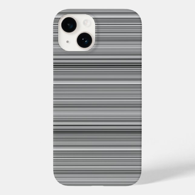 Coques Case-Mate iPhone Jolies rayures grises (Verso)