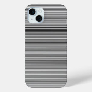 Coque iPhone 15 Mini Jolies rayures grises