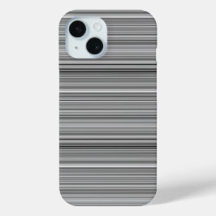 Coque Pour iPhone 15 Jolies rayures grises