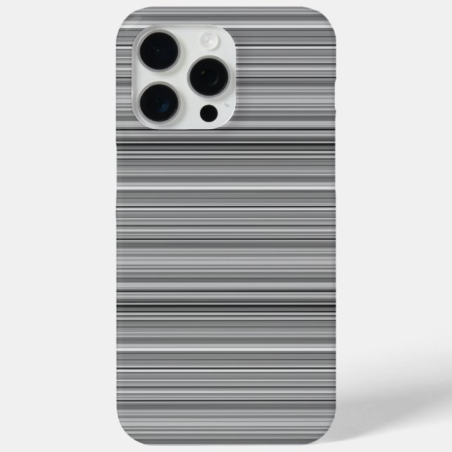 Coques Case-Mate iPhone Jolies rayures grises (Verso)