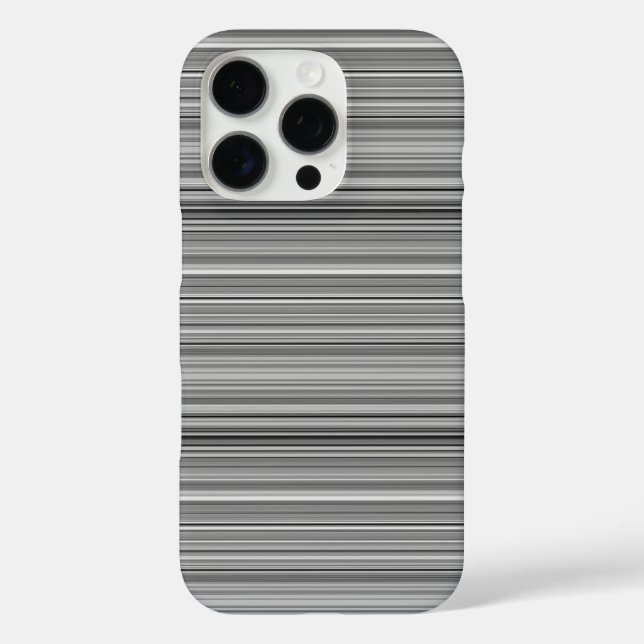 Coques Case-Mate iPhone Jolies rayures grises (Verso)