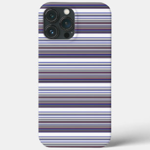 Case-Mate iPhone Case Jolies rayures grises bleues modernes