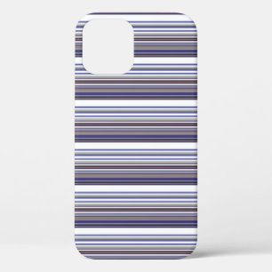 Case-Mate iPhone Case Jolies rayures grises bleues modernes