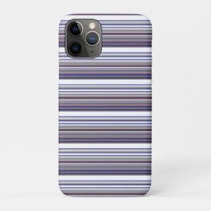 Case-Mate iPhone Case Jolies rayures grises bleues modernes