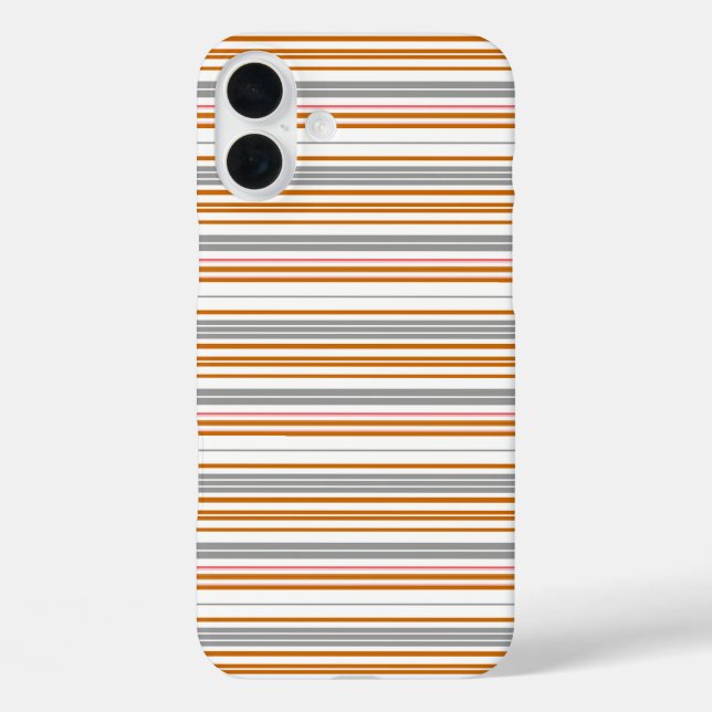 Coques Case-Mate iPhone Jolies rayures grises marron (Verso)