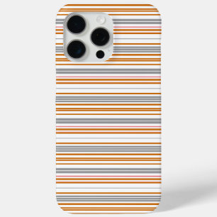 Coque iPhone 15 Pro Max Jolies rayures grises marron