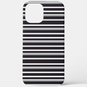 Case-Mate iPhone Case Jolies rayures noires et blanches