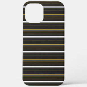 Case-Mate iPhone Case Jolies rayures noires jaunes