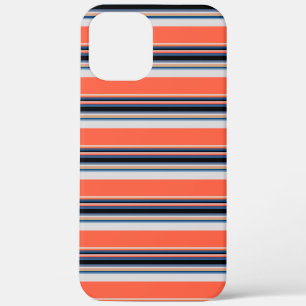 Case-Mate iPhone Case Jolies rayures orange bleu