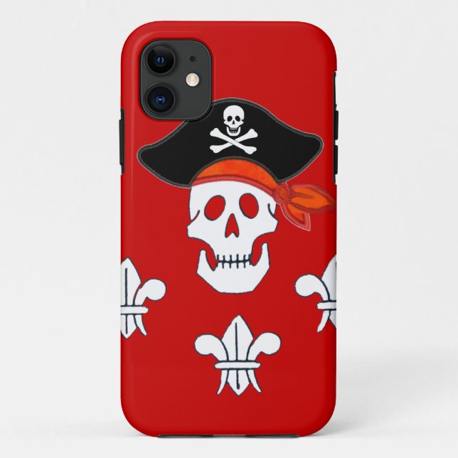 COQUES Case-Mate iPhone JOLLY ROGER SKULL, PIRATE CASQUETTE ET TROIS MENSO (Dos)