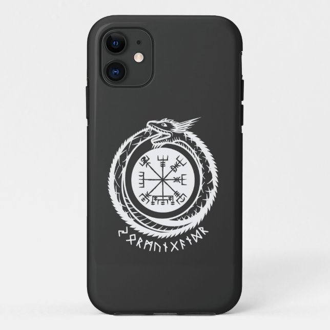 Coques Case-Mate iPhone Jormungandr - Rune nordique (Dos)