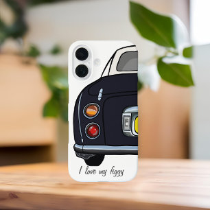 Coques iPhone 16 Jote Black Figaro Nom de voiture Figaro