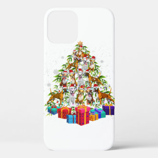 Case-Mate iPhone Case Jote Noël Arbre Boxe Chien Famille Noël Cadeau