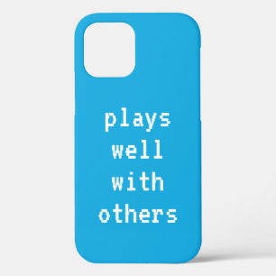 Case-Mate iPhone Case Joue bien avec les autres Bleu