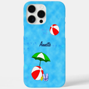 Coques iPhone 16 Pro Max Jouets de la piscine à balles de plage modifiables