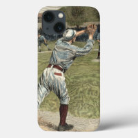 Joueur de baseball lancé à la deuxième base